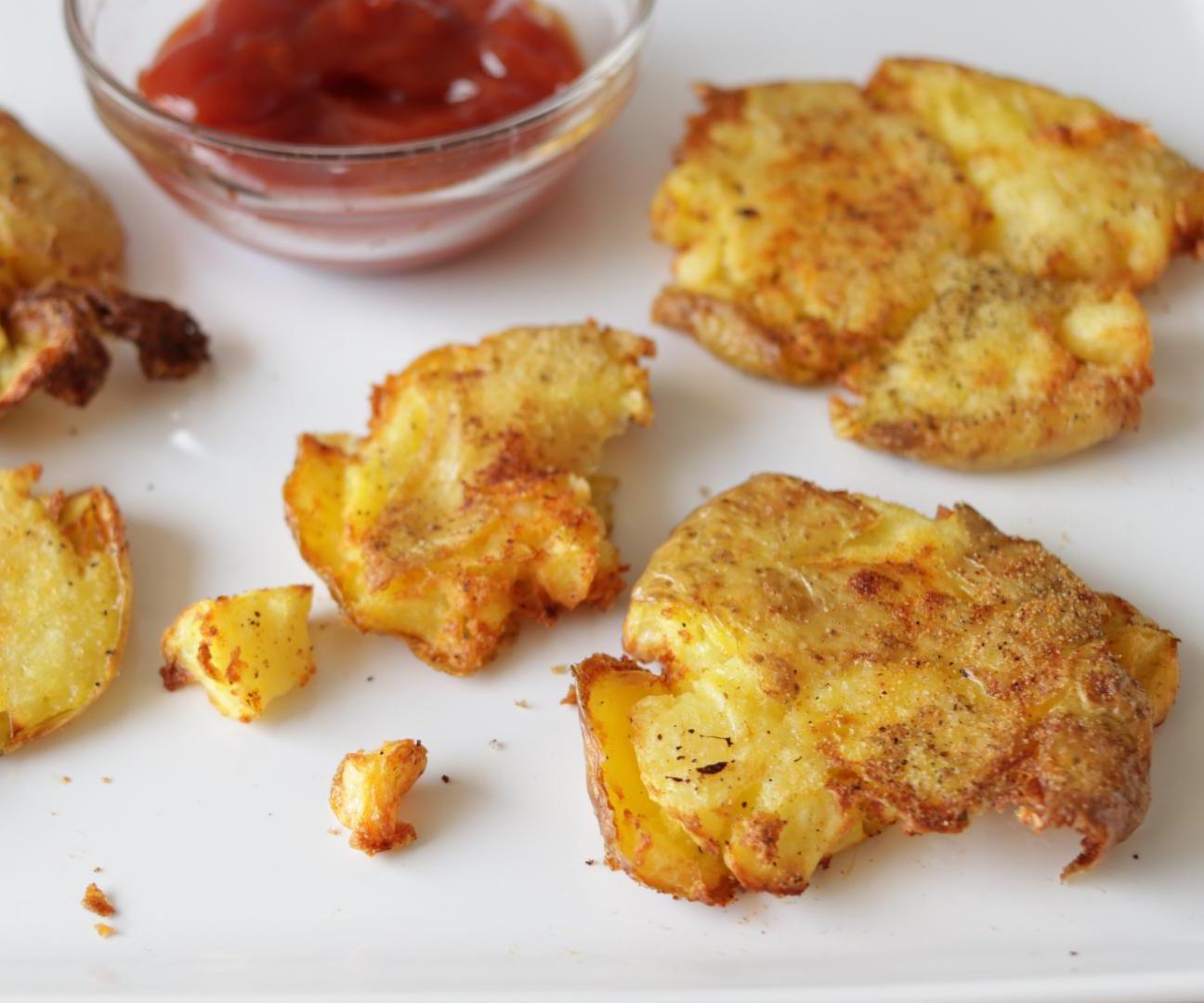 Air Fryer Smashed Potatoes