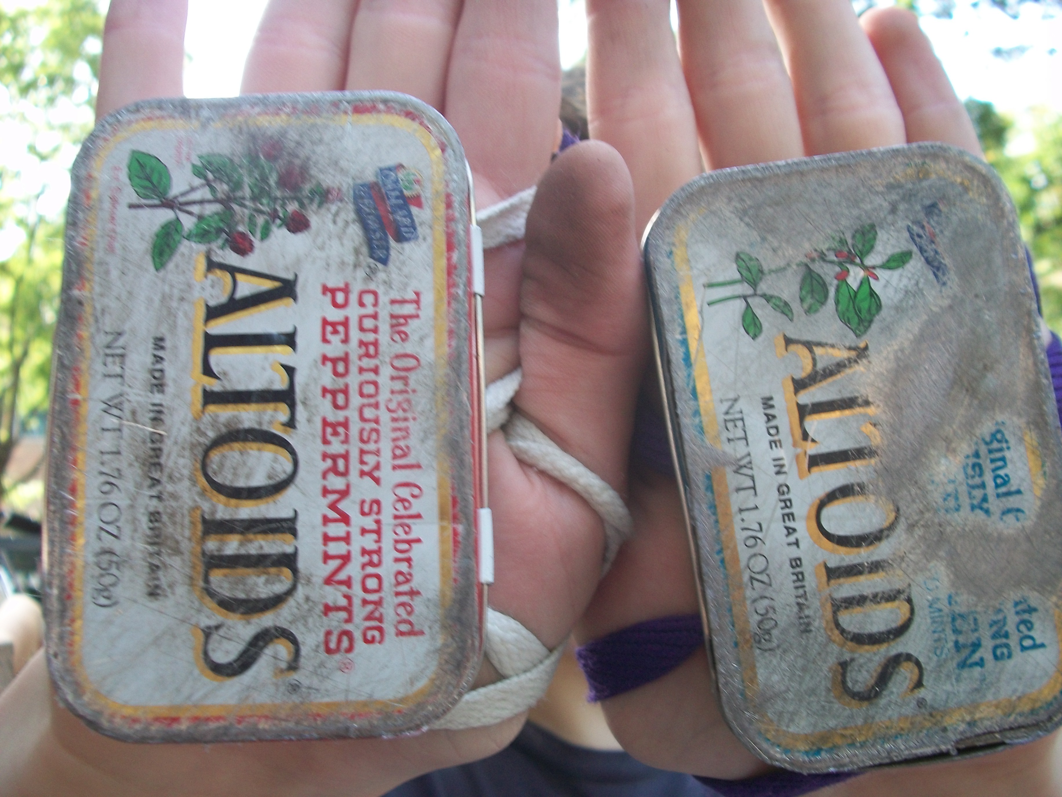 Altoids Tin Longboard Slide Gloves