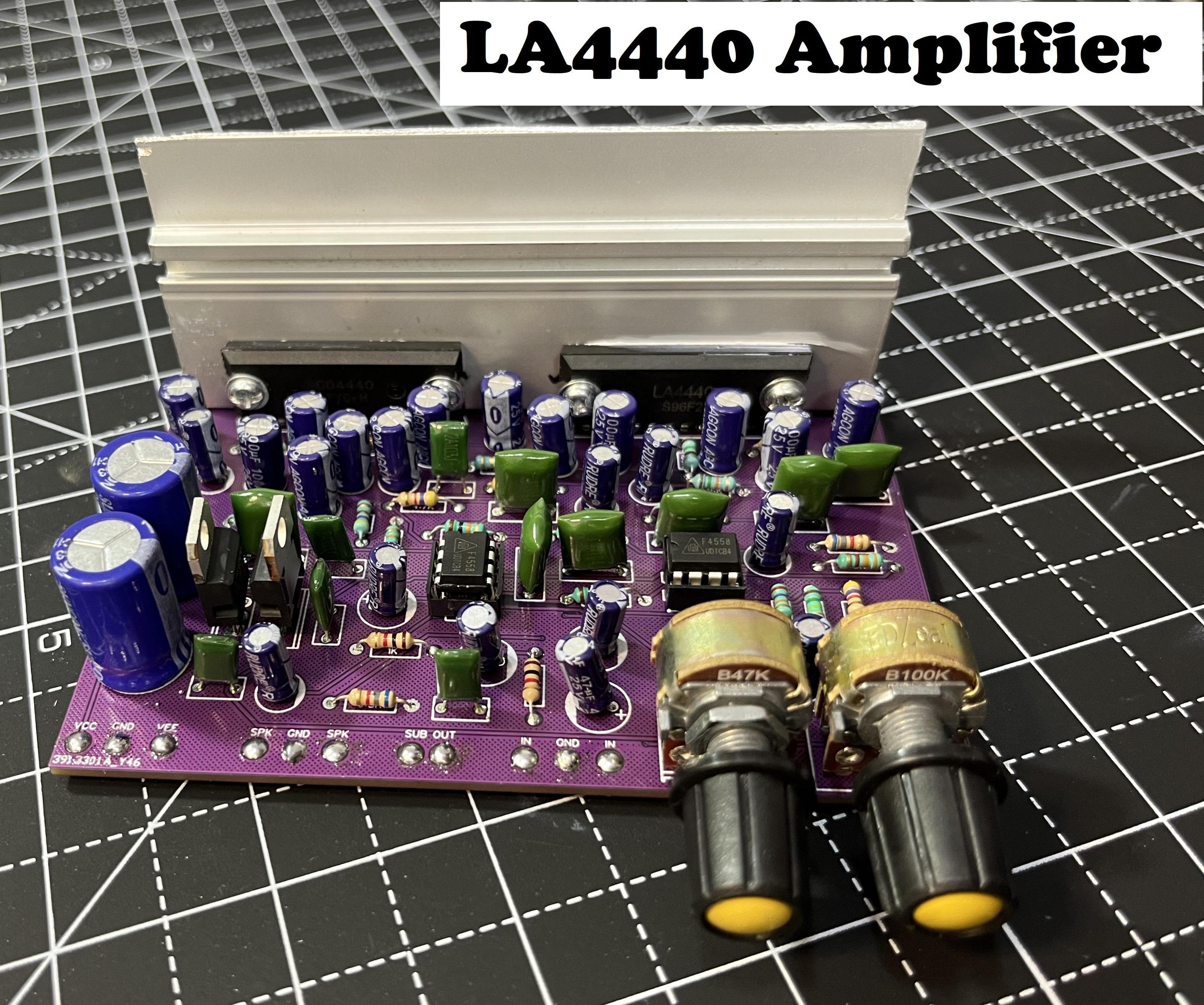 LA4440 Amplifier Is OLD But Amazing