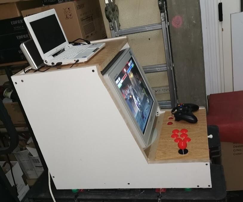 All Scrab Arcade Machine With EeePC 901a