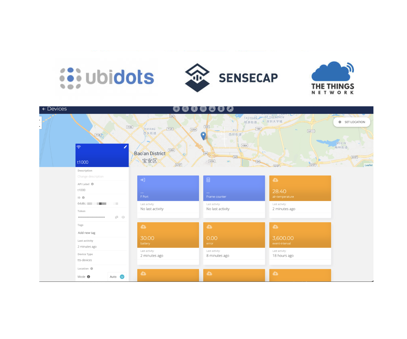 LoRaWAN Tracker 101：Visulizue Data on Ubidots Via TTN
