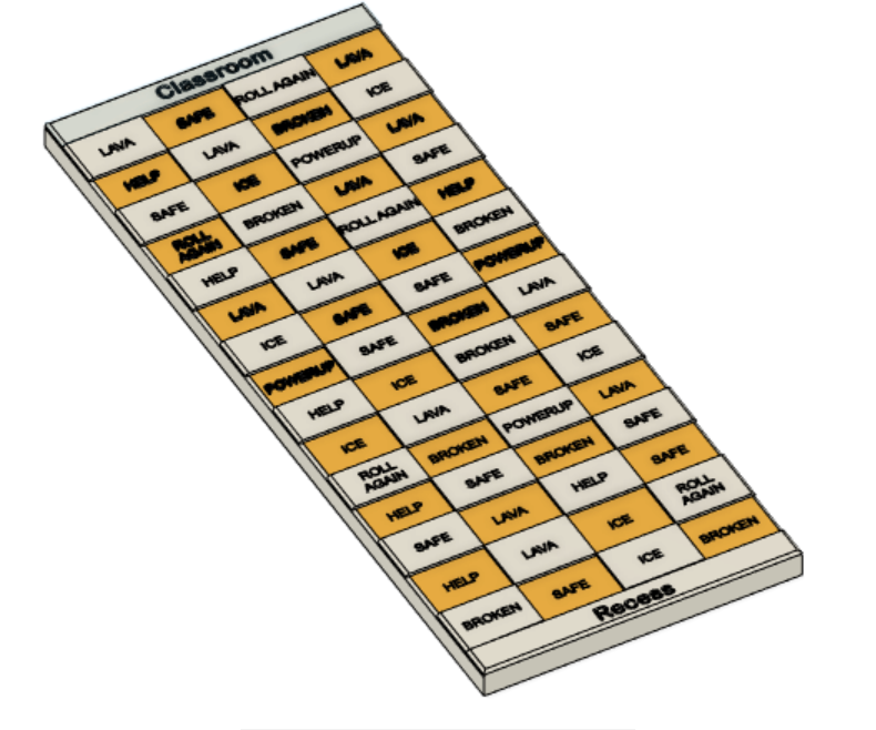 Tiles of Danger (The Iconic School Game)