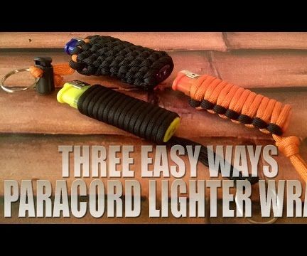3 Ways to Wrap Your Lighter With Paracord