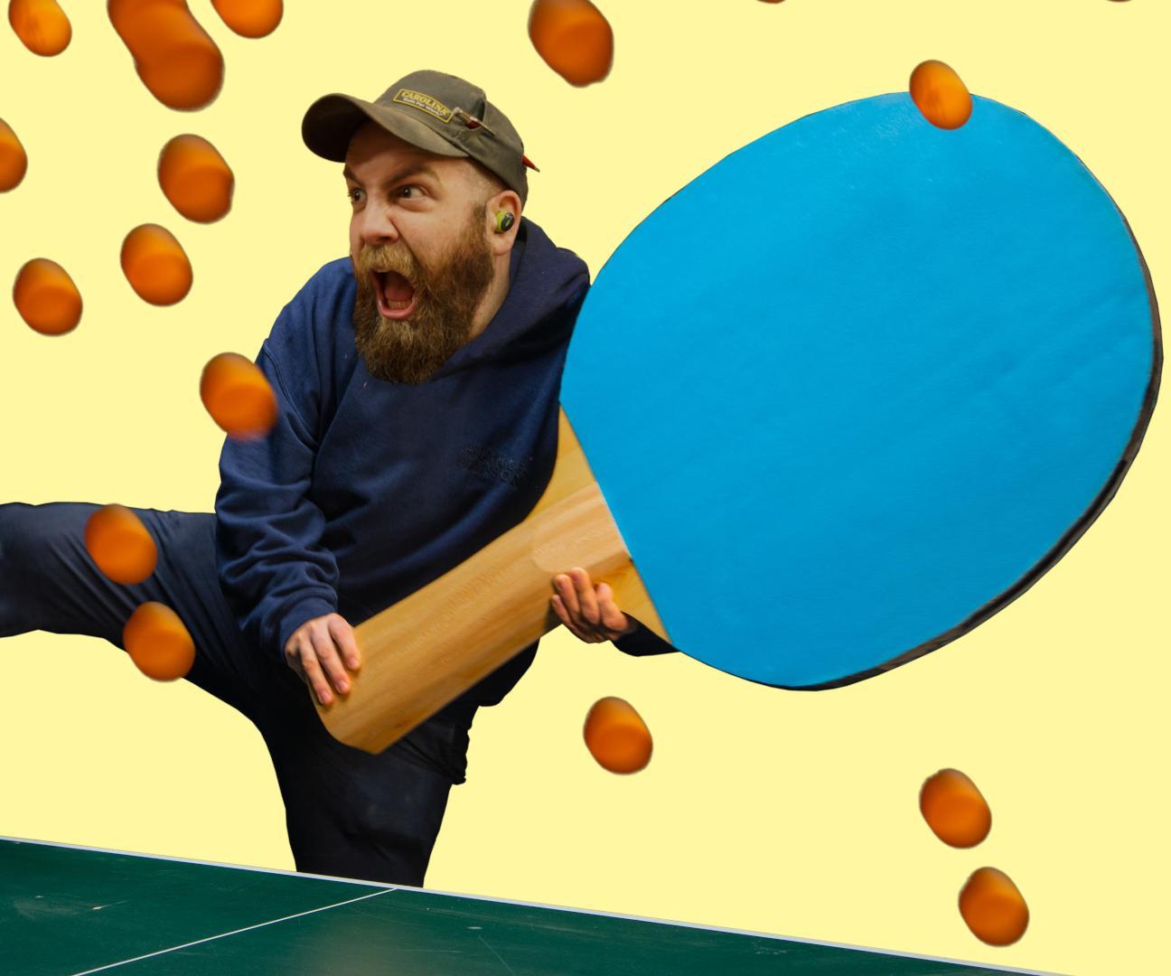 Giant Ping Pong Paddle (from Pallet Wood)