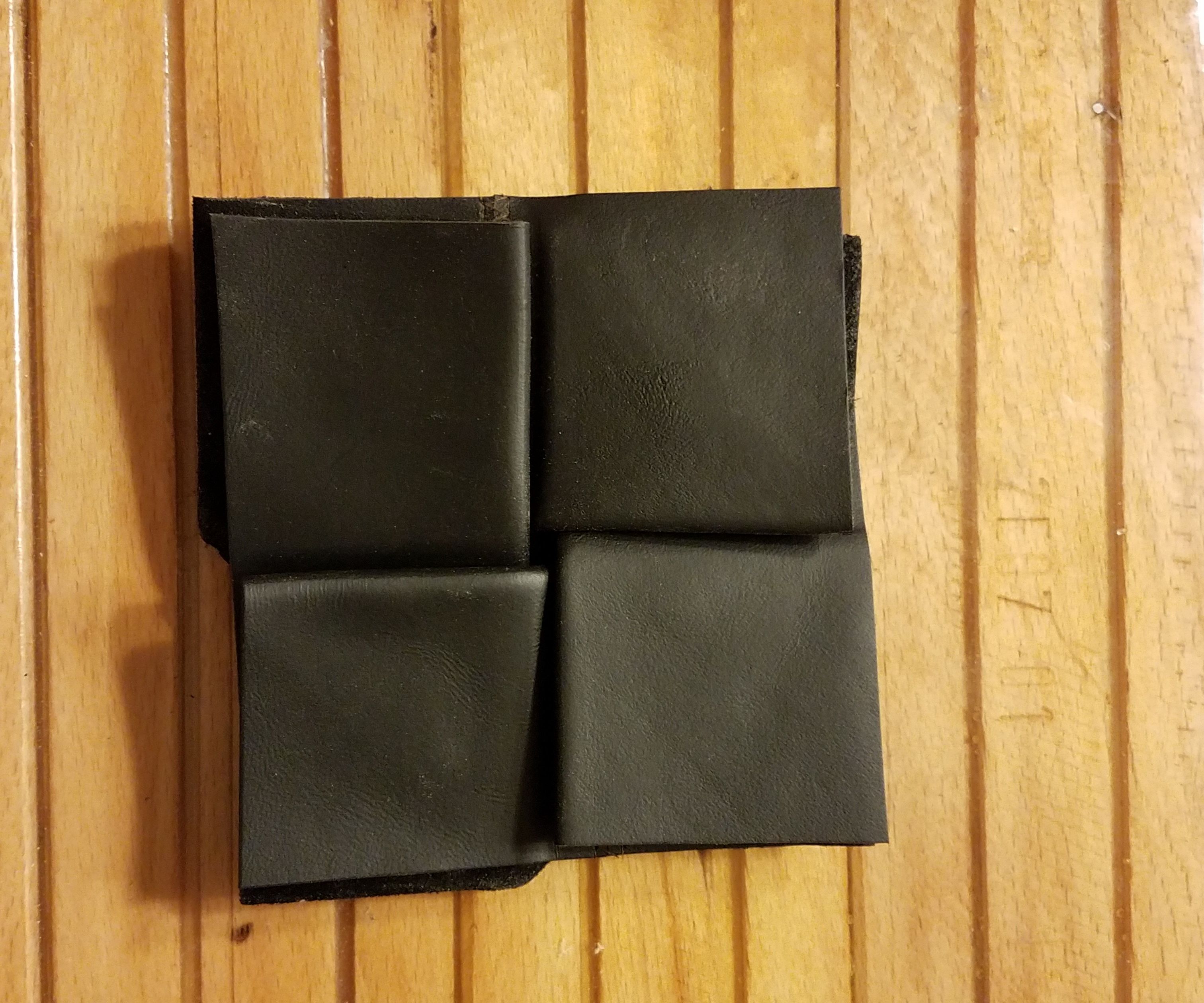 DIY Leather Origami Pouch