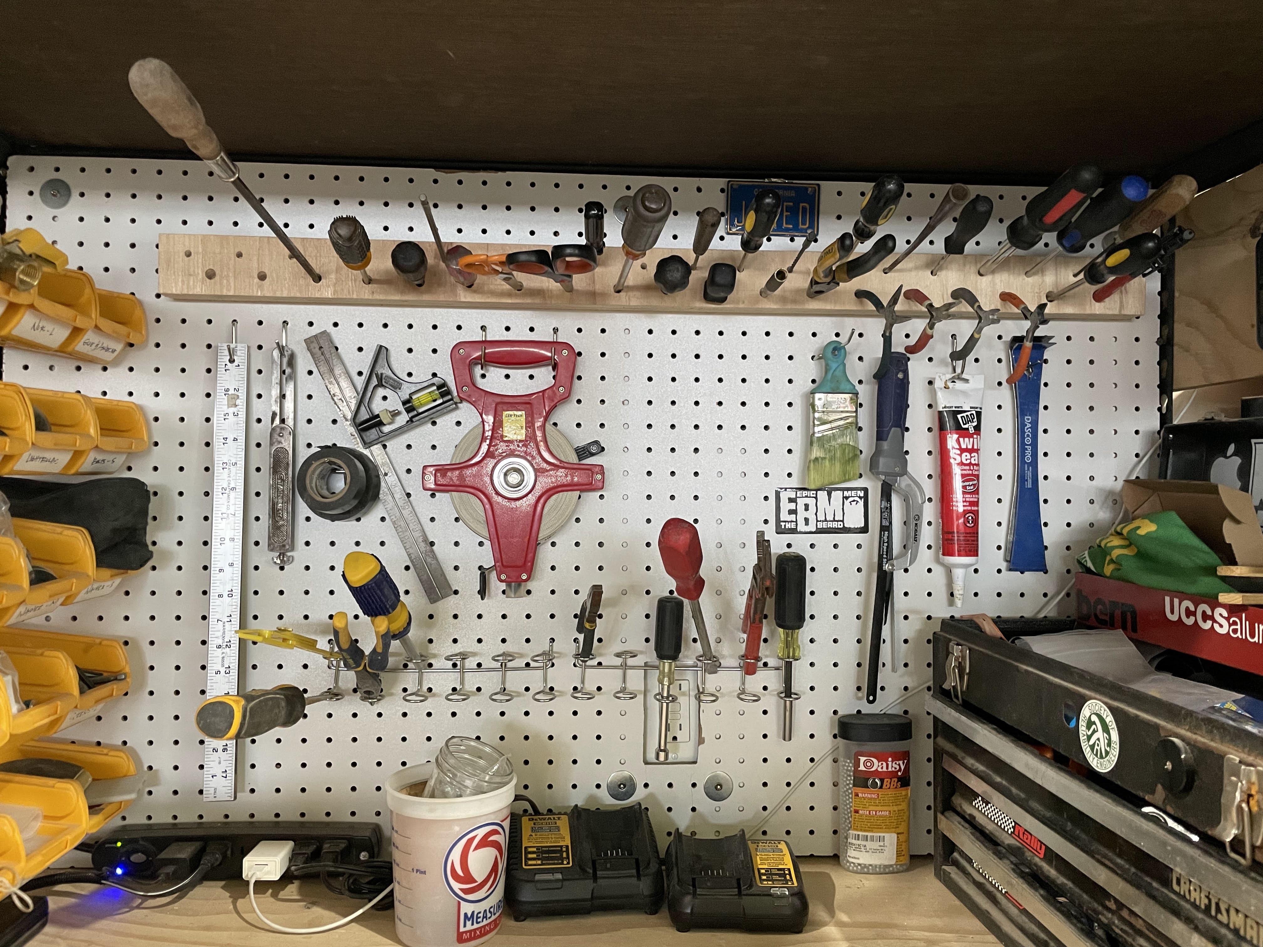 Space Saving Hand Tool Storage