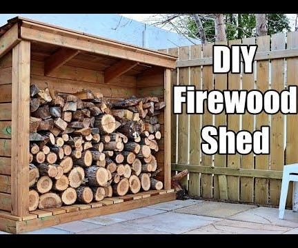 DIY Firewood Shed