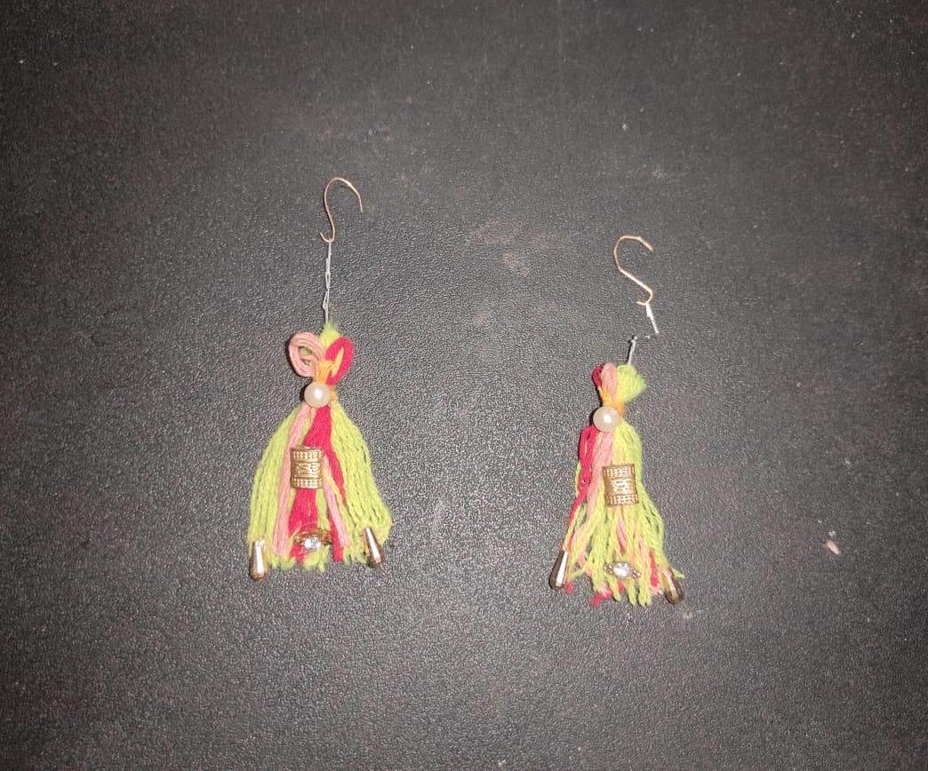 Pin and Woolen Reusable Jewelry