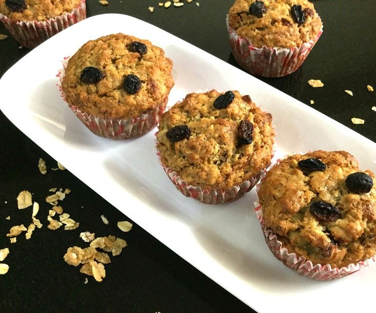 Healthy Muesli Banana Muffins