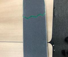 Gripping a Skateboard 