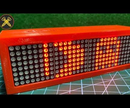 Make a LED Matrix Box With Multiple Effects