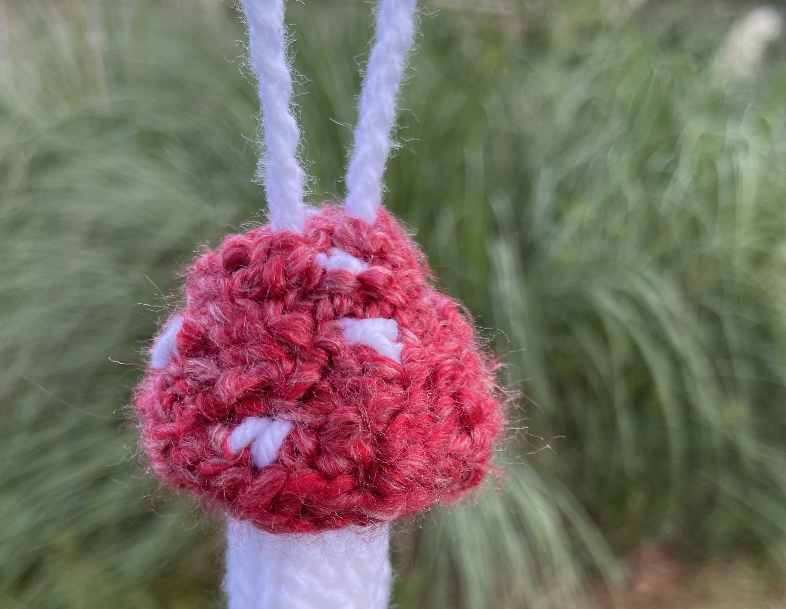 Sneaky Crochet Mushroom Necklace (Hide a Lighter, Money, Etc)