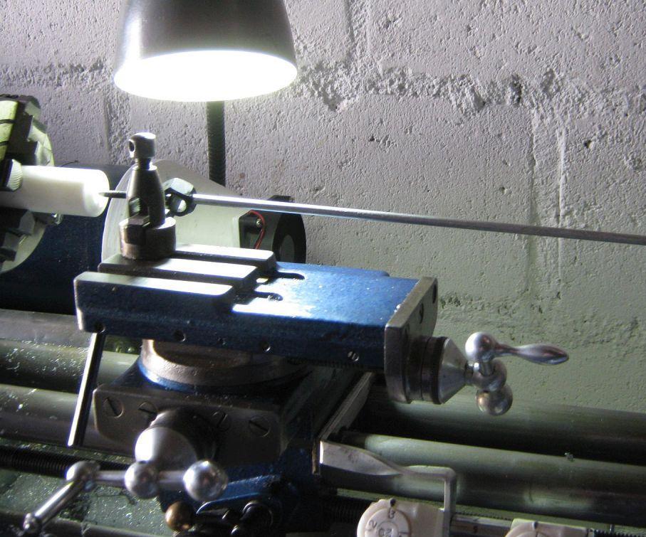 Wiggler center finder for the lathe.