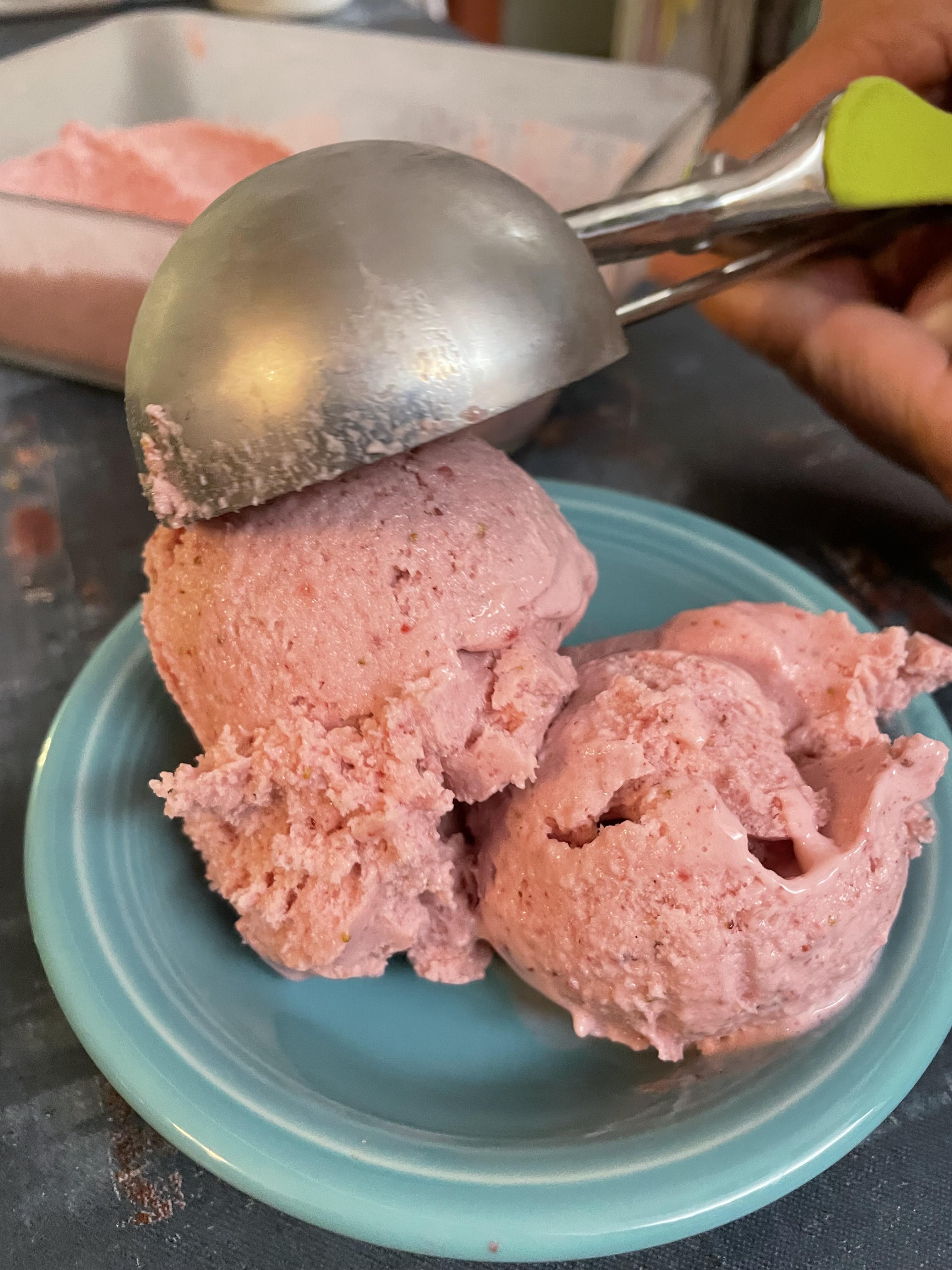 Instant Ice Cream Because It’s Too Late, Too Rainy Blah, Blah Blah for a Store Run