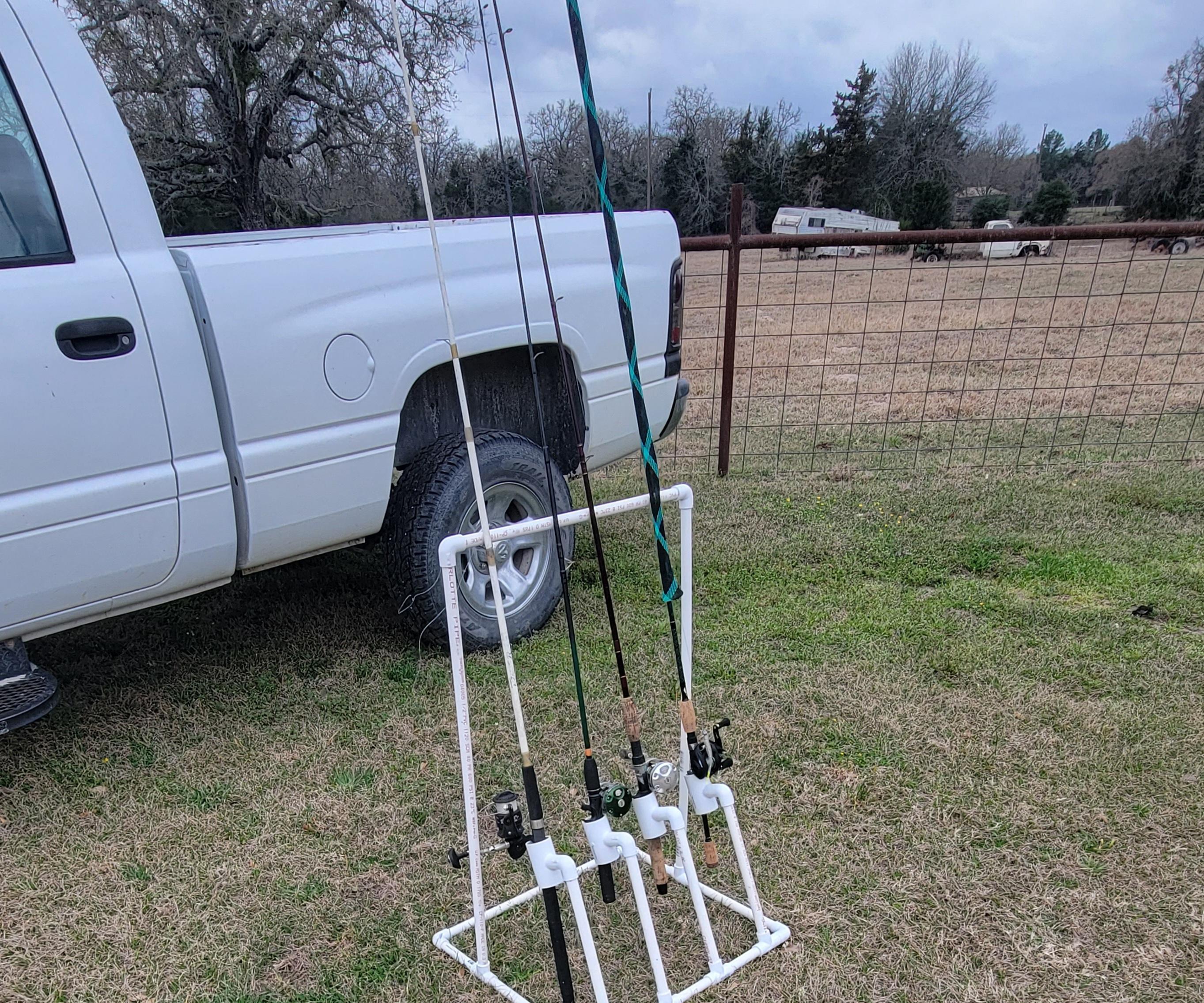 PVC Fishing Rod Holder