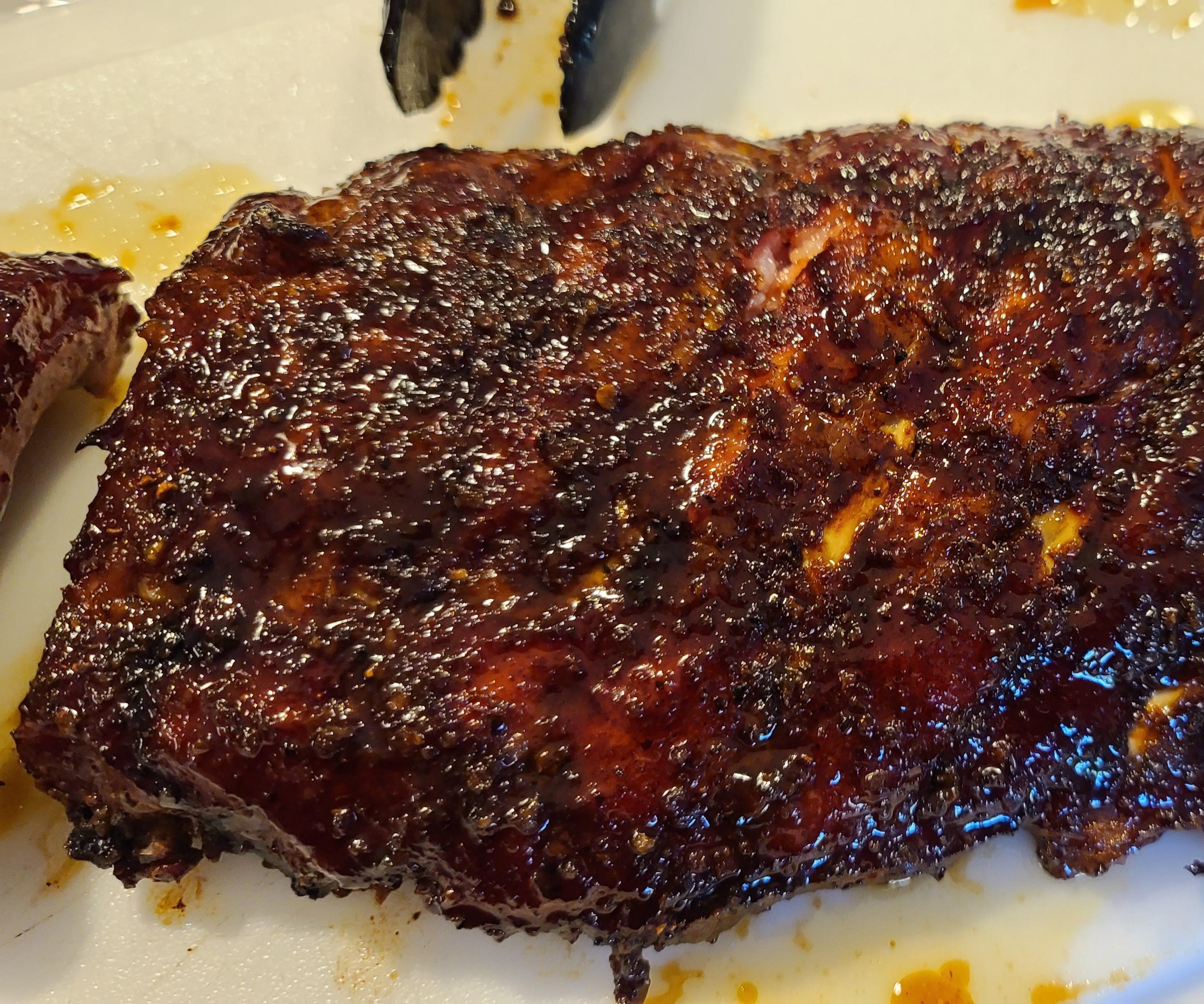 Smoked and Glazed Baby Back Ribs