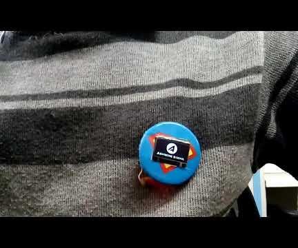 Smart Poetic OLED Display Badge