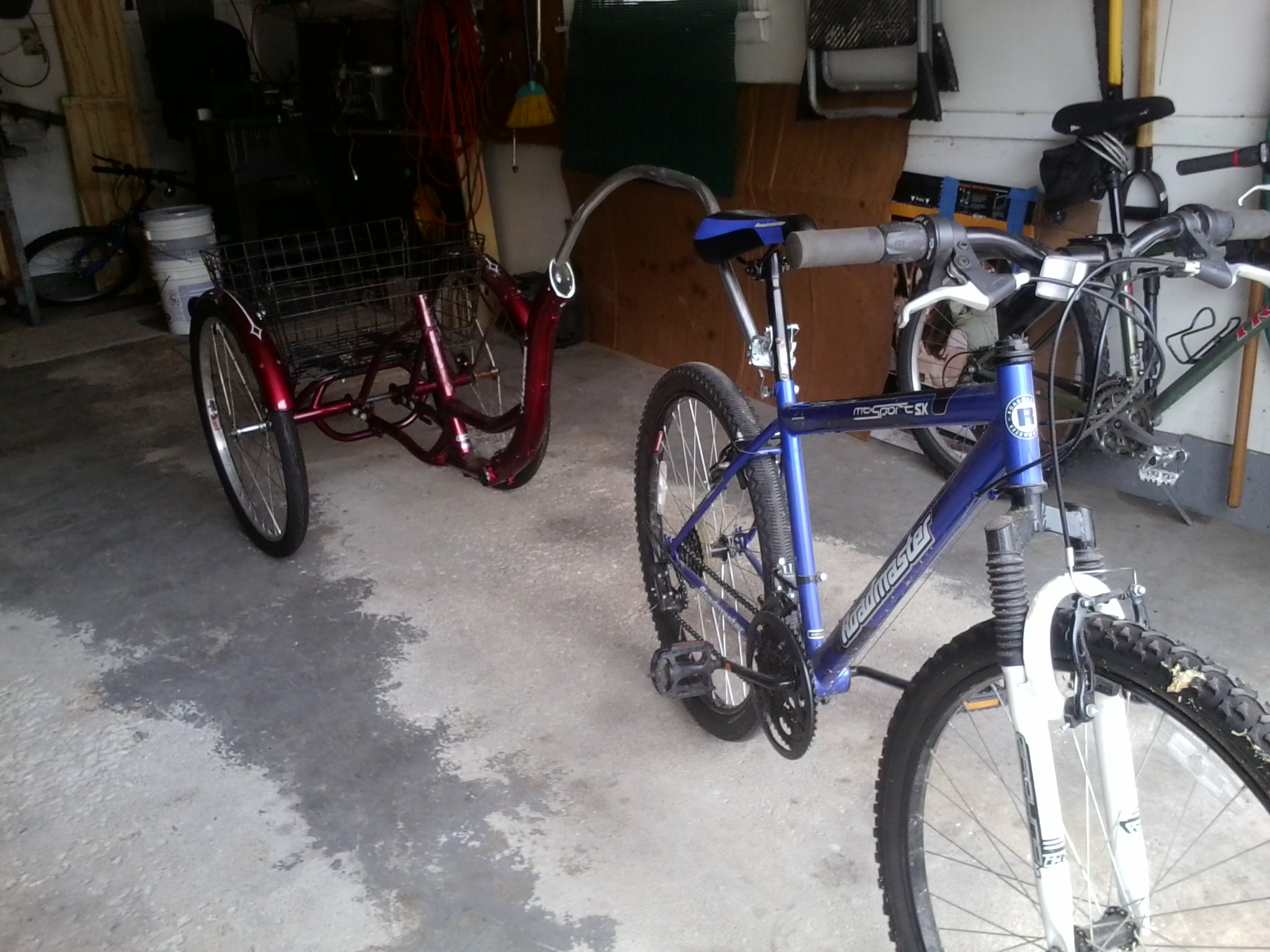 Converted 3-wheeled Adult Trike to Bike Trailer for Cheap!