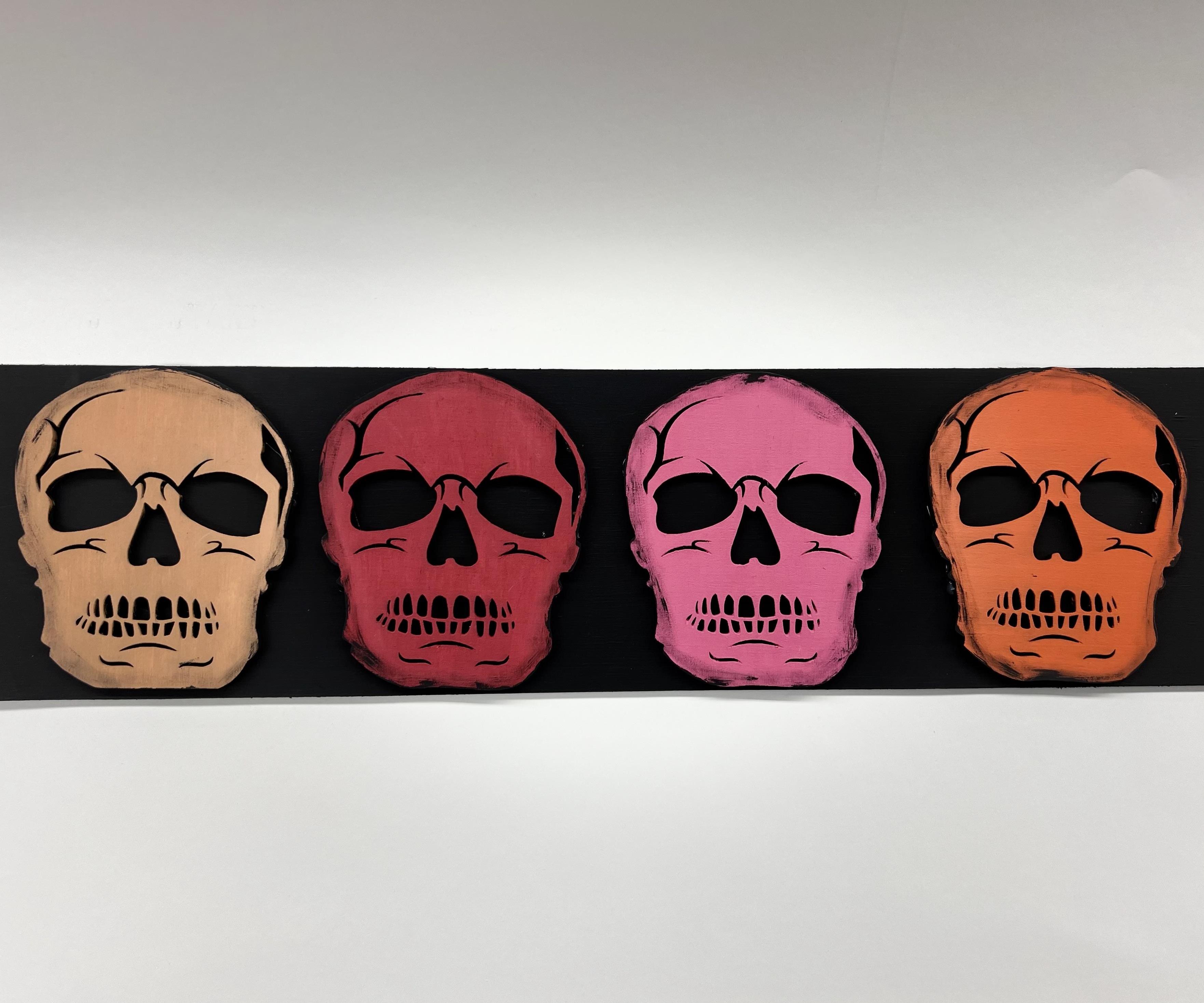 Boho Halloween Skull Decor