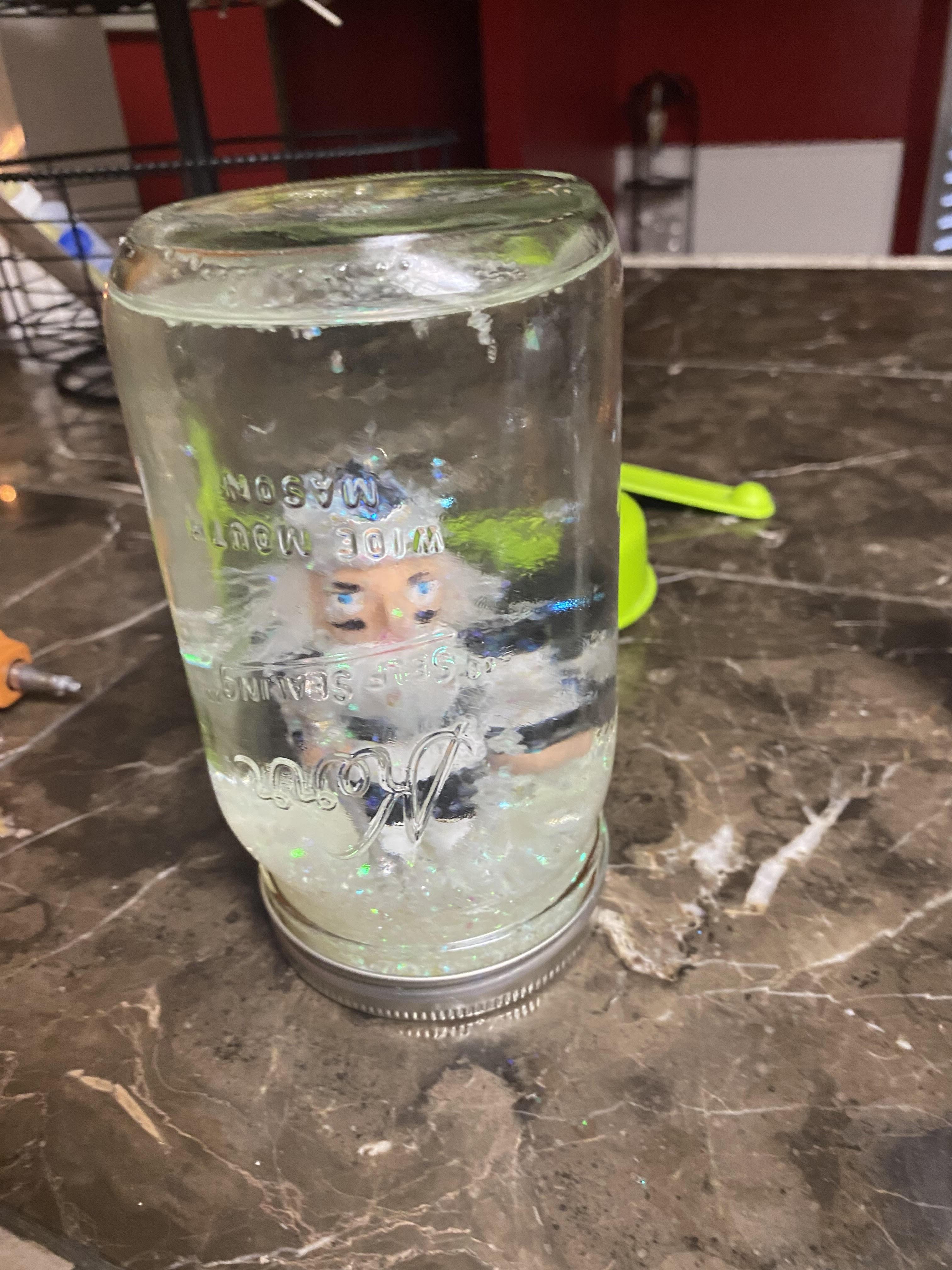 Memorizing at Home Snow Globe