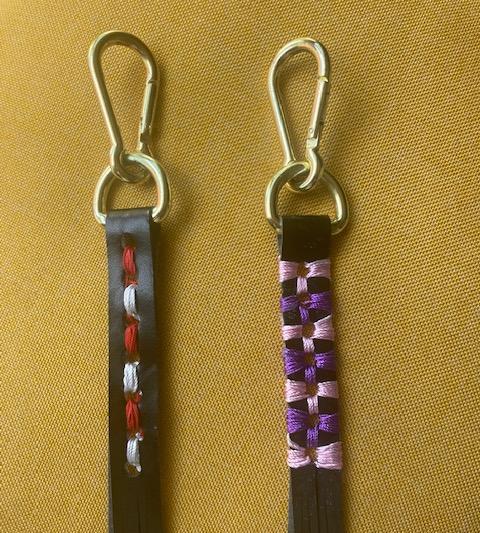 His & Hers - Leather Keychain