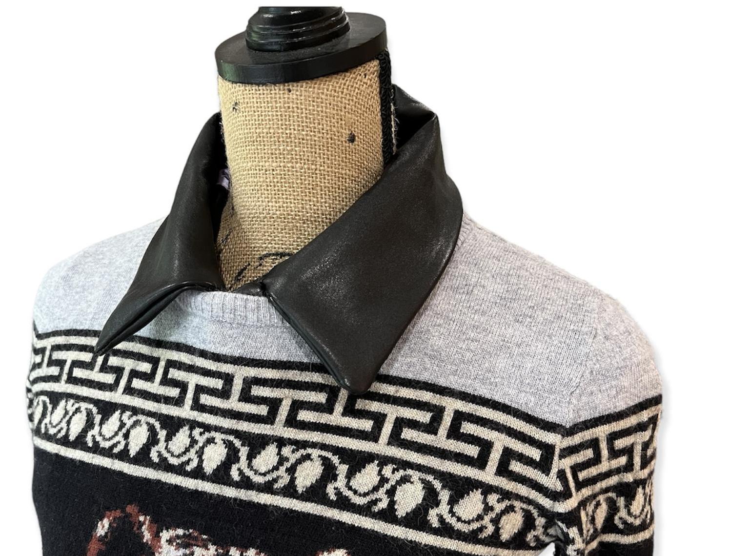 Leather Dickie DIY (Fake Shirt W Collar)