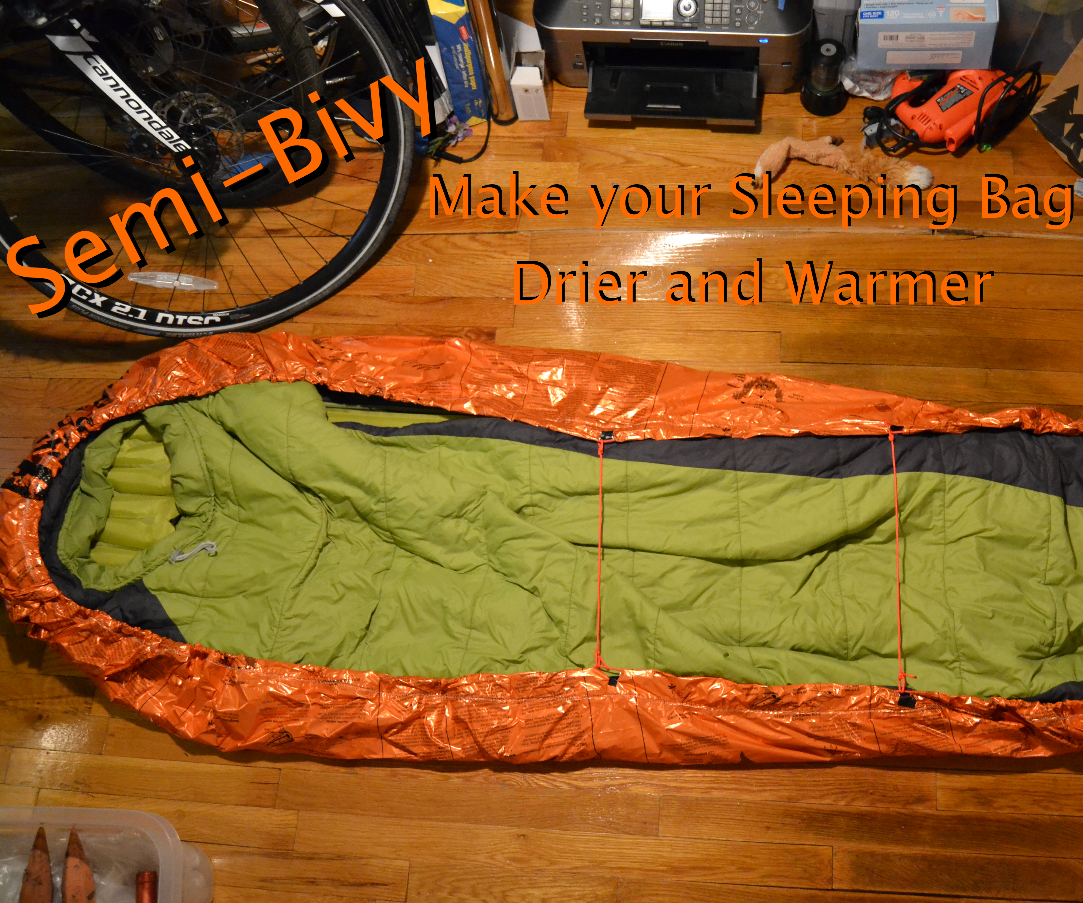 Semi-Bivy: Keep Your Sleeping Bag Dry and Warmer