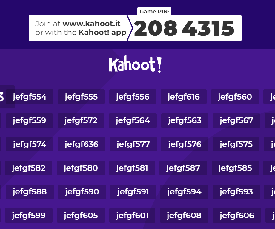 Kahoot Flooder