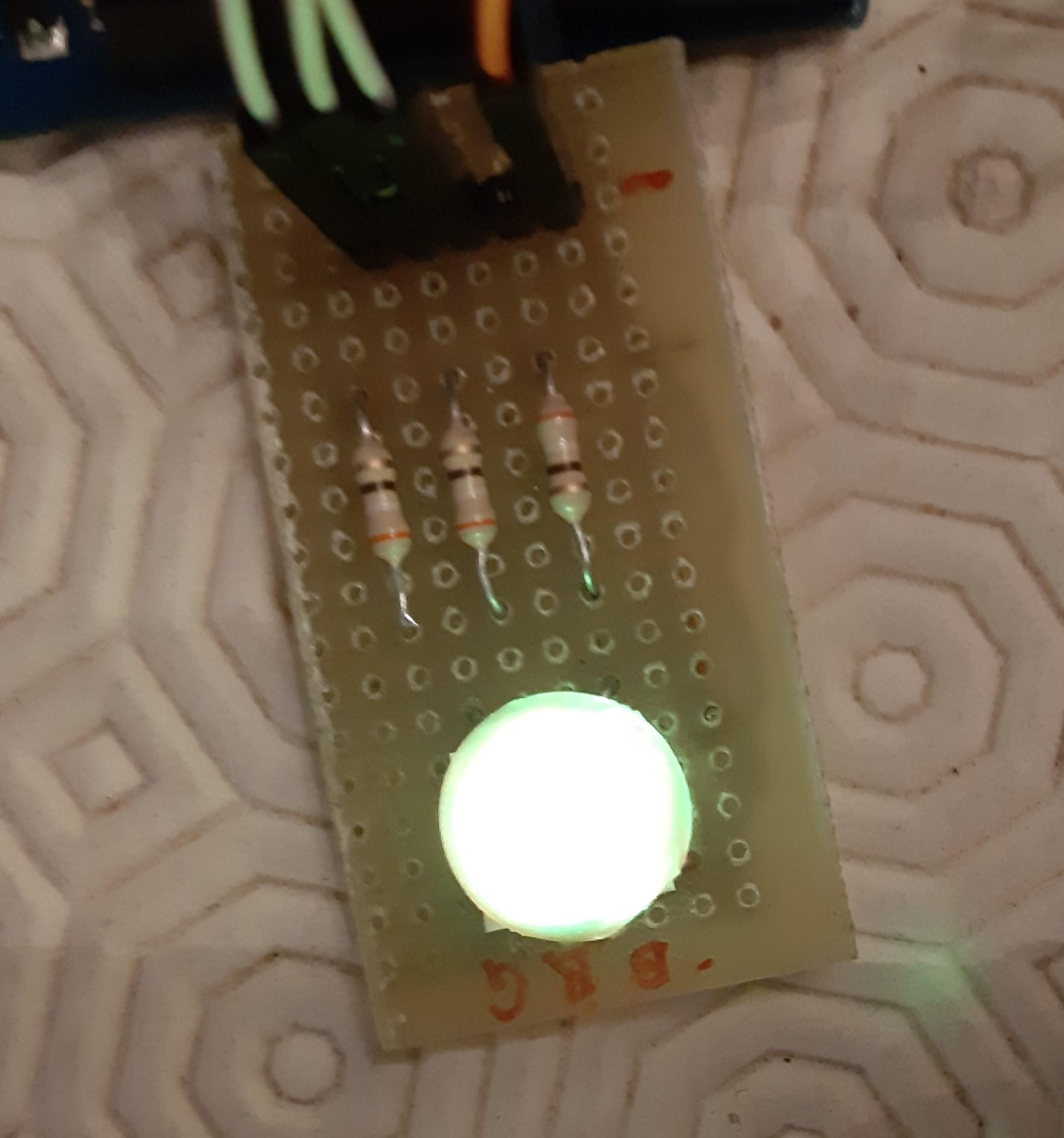 A Quick RGB Led From Waste