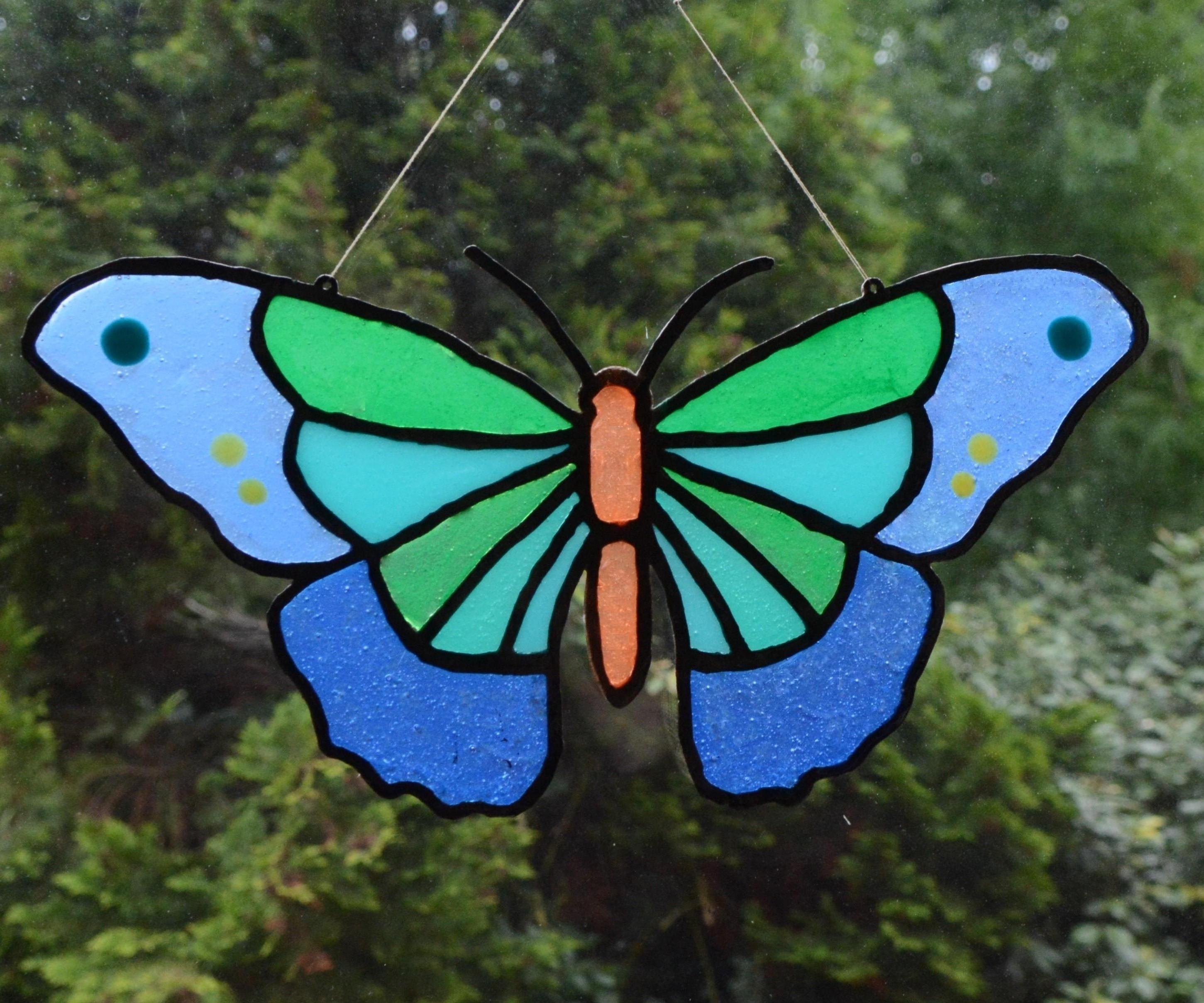 3D Printed Faux Stained Glass With Resin 