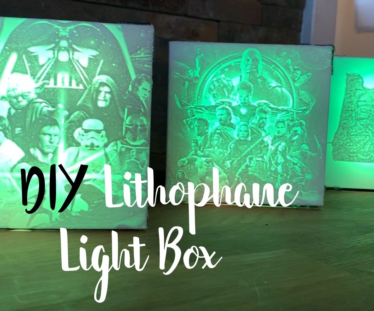 Decorative Lithophane Light Boxes