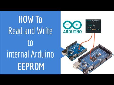How to Store Floats,integer,text and Struct Types Persistently in Arduino Internal EEPROM Memory