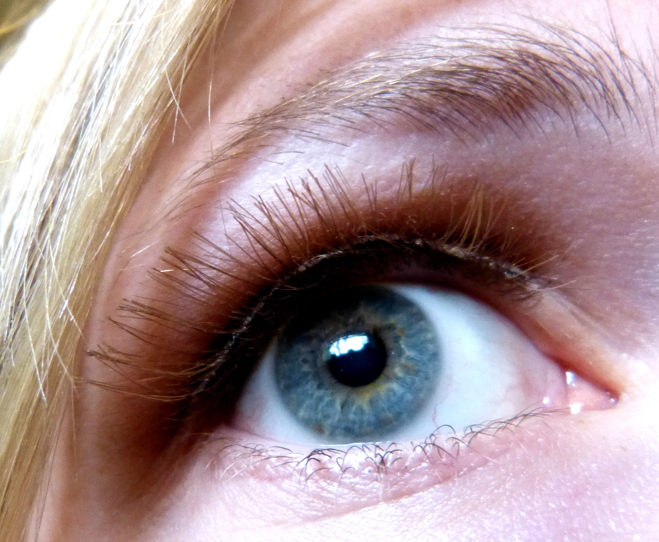 DIY Lashes From Own Hair