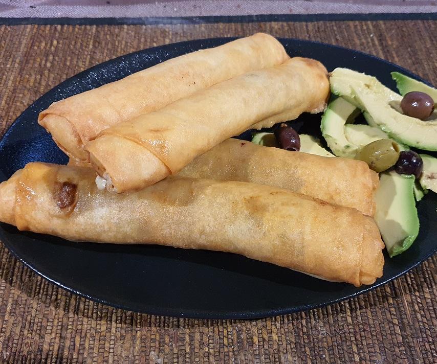 Cheeseburger Springroll (Eggroll)