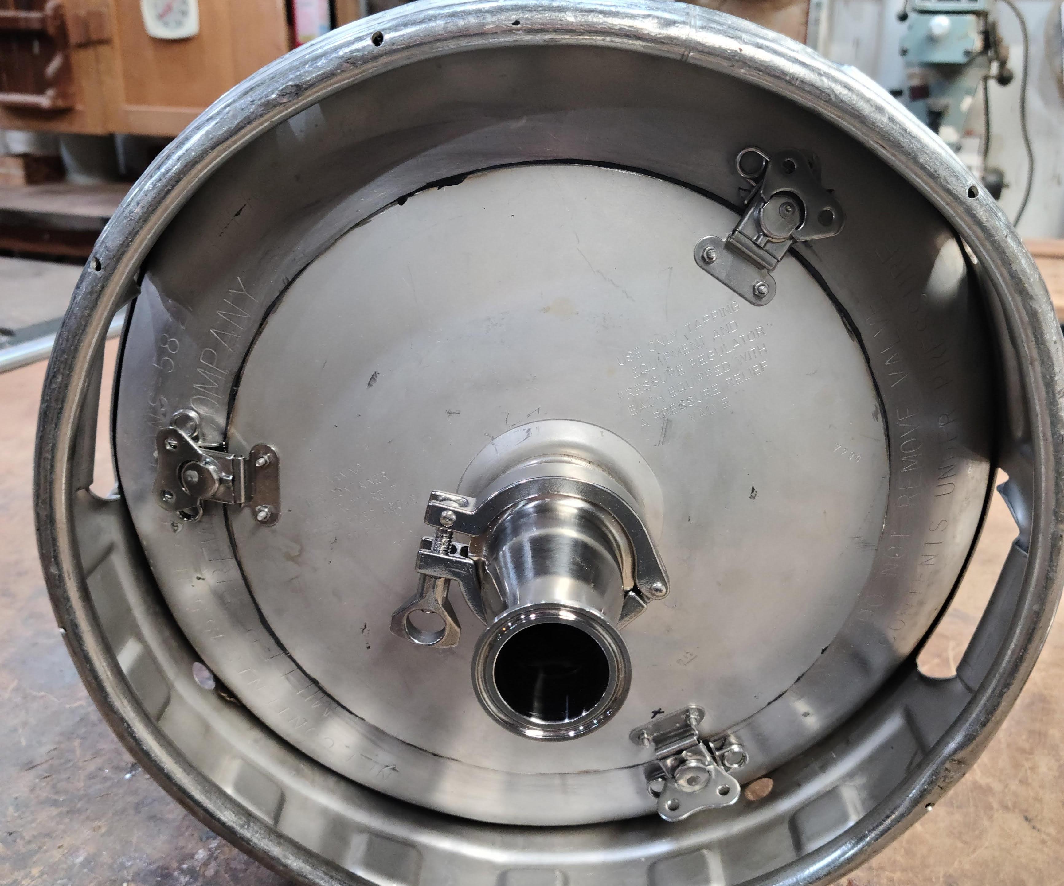 No Weld, Keg Still With Removable Top