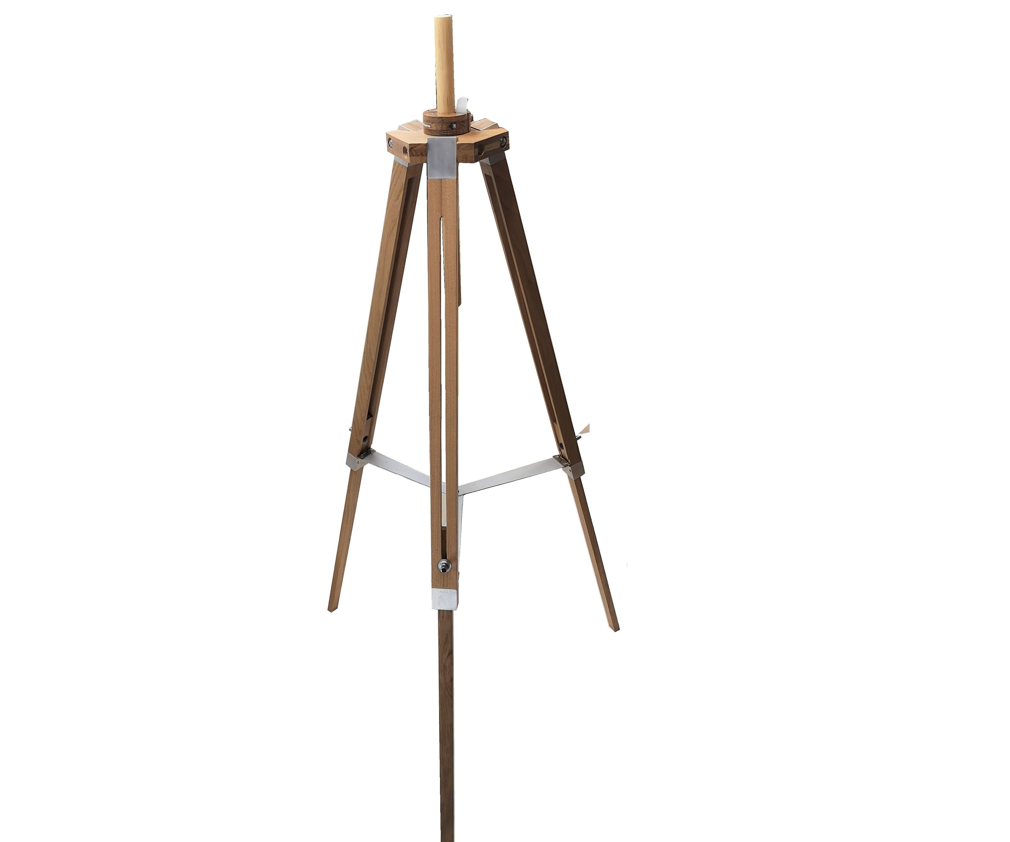 FABRICATION TREPIED EN BOIS / WOODEN TRIPOD MANUFACTURE