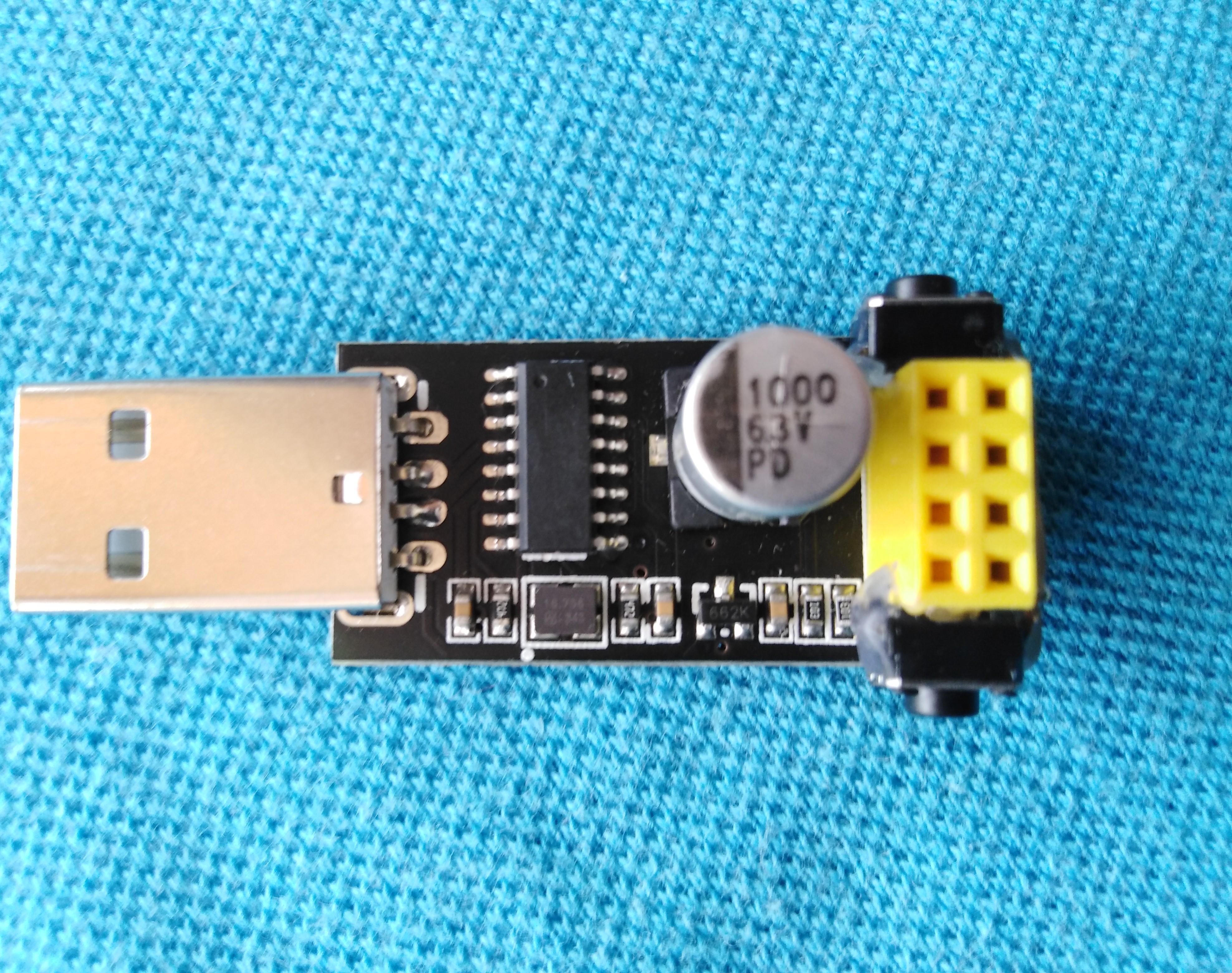 USB ESP-01 Programmer Modification for Boot Mode and Reset