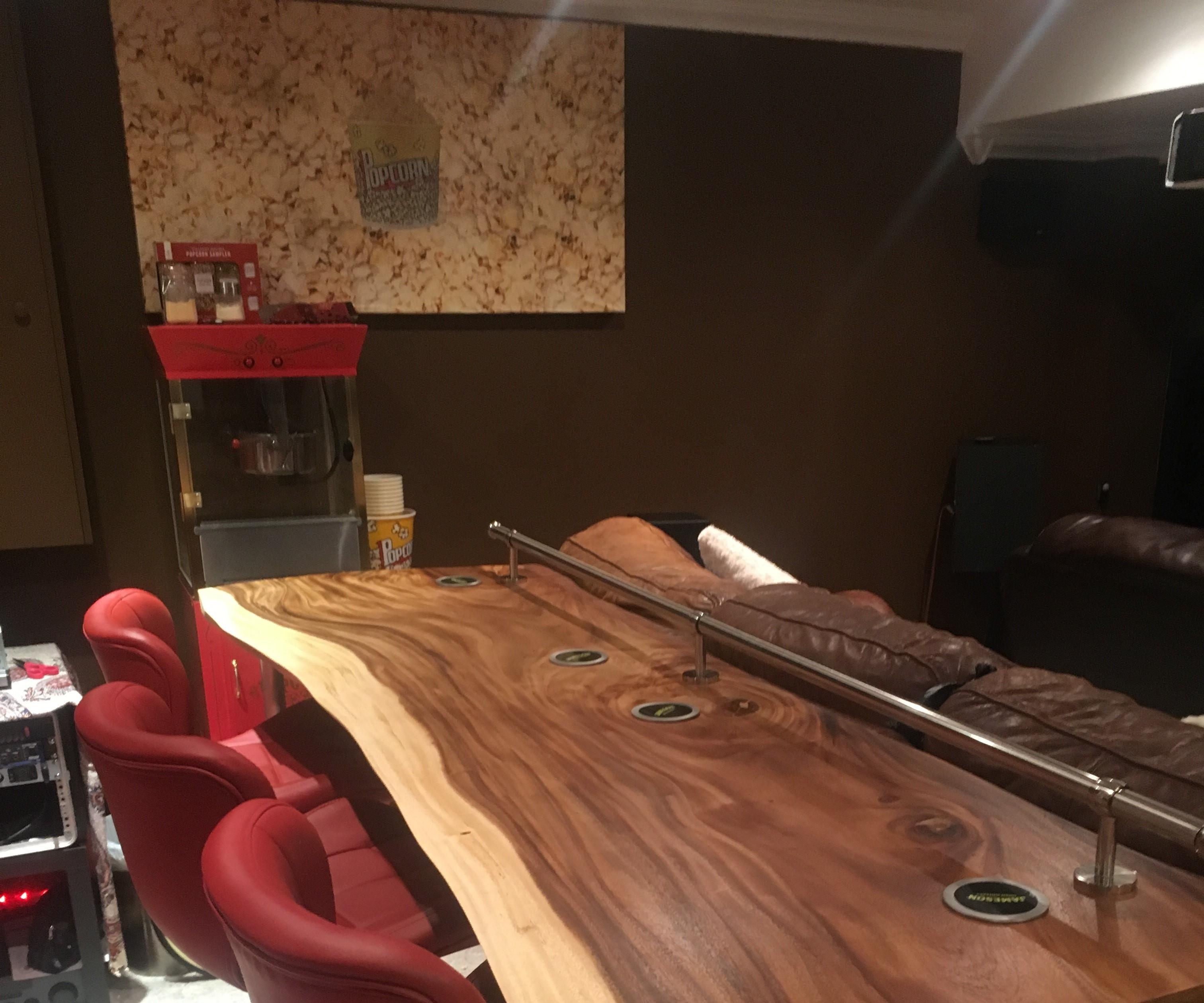 Build a Home Theatre Bar Height Table in an Afternoon