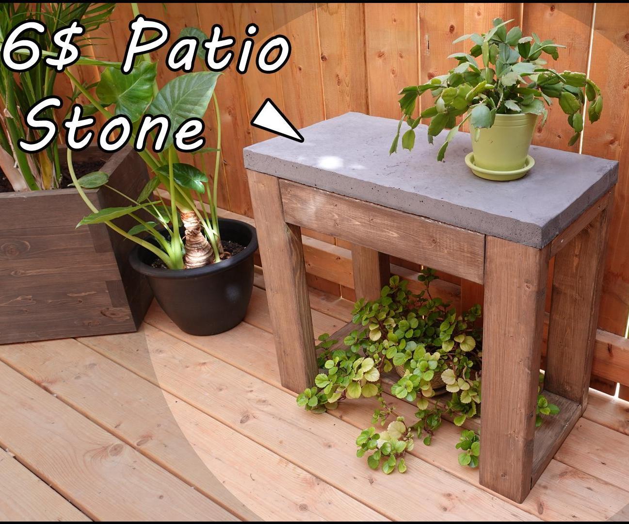 How to Build an Outdoor Wooden Side Table out of 2x4's