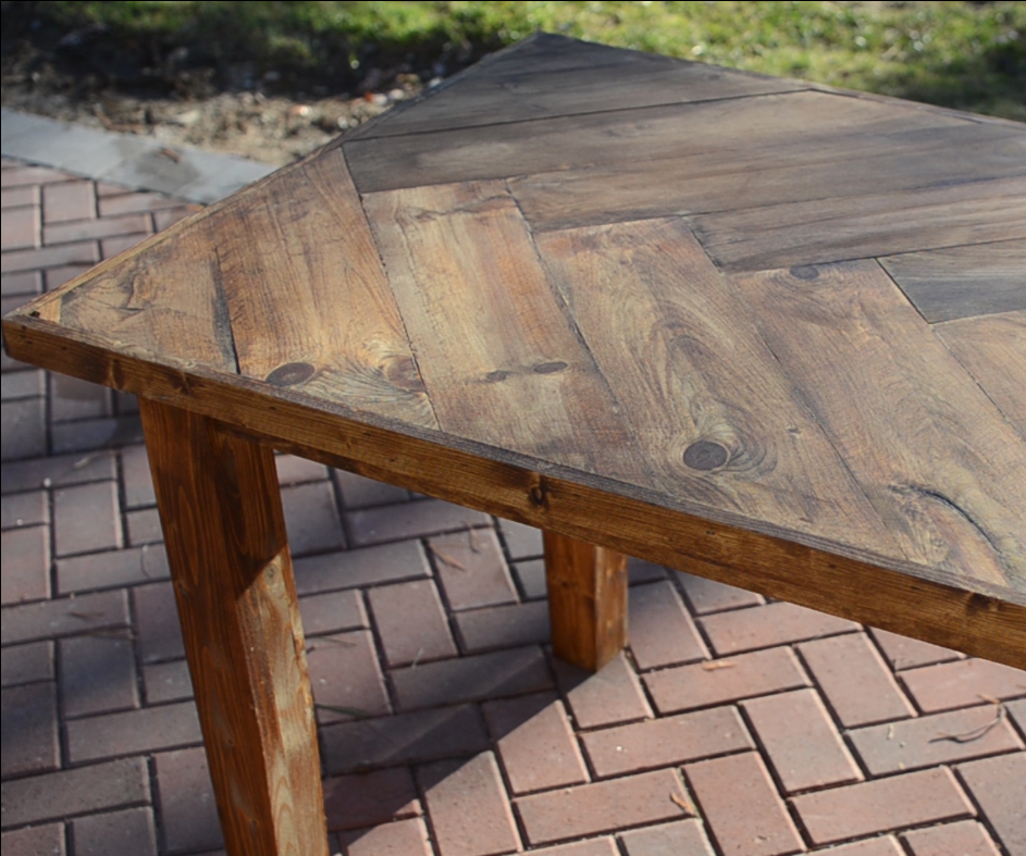 $20 Full Build Herringbone Dinner Table