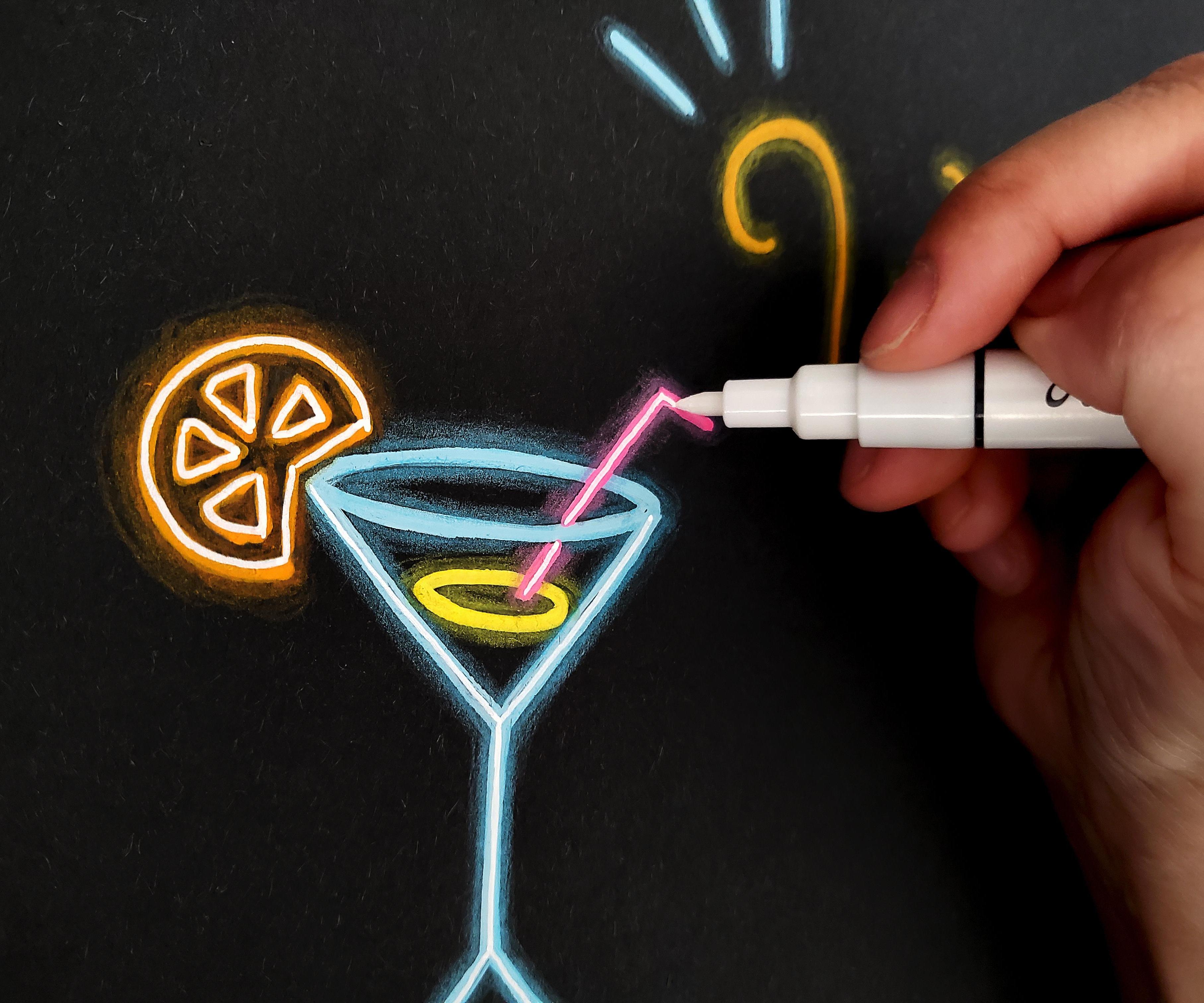 How to Draw a Neon Glow Effect