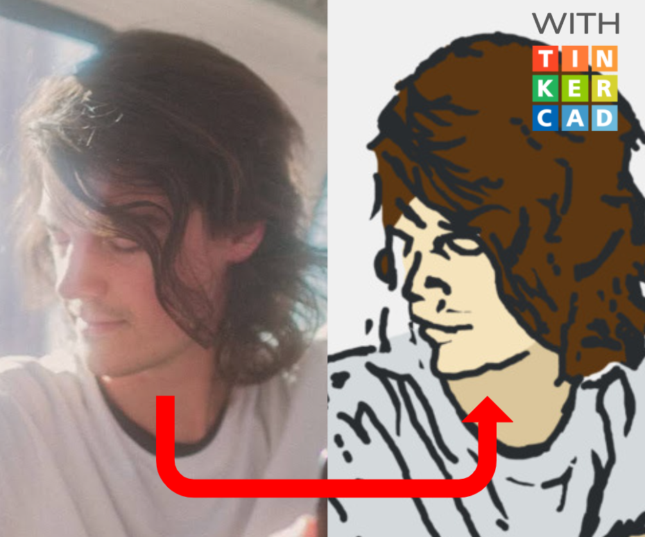 How to Make a Scribble Portrait With Tinkercad