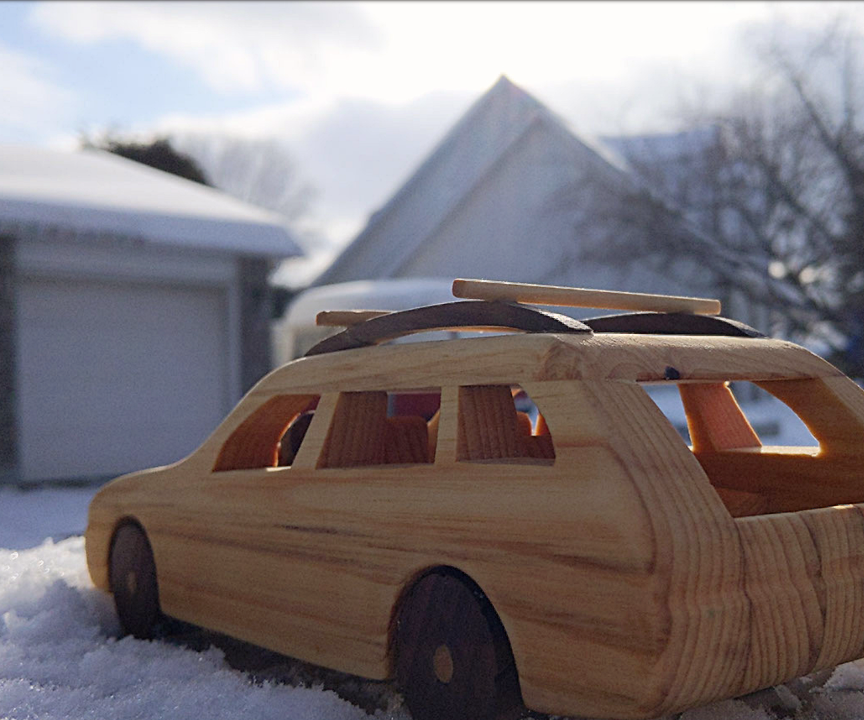 Wooden BMW Station Wagon