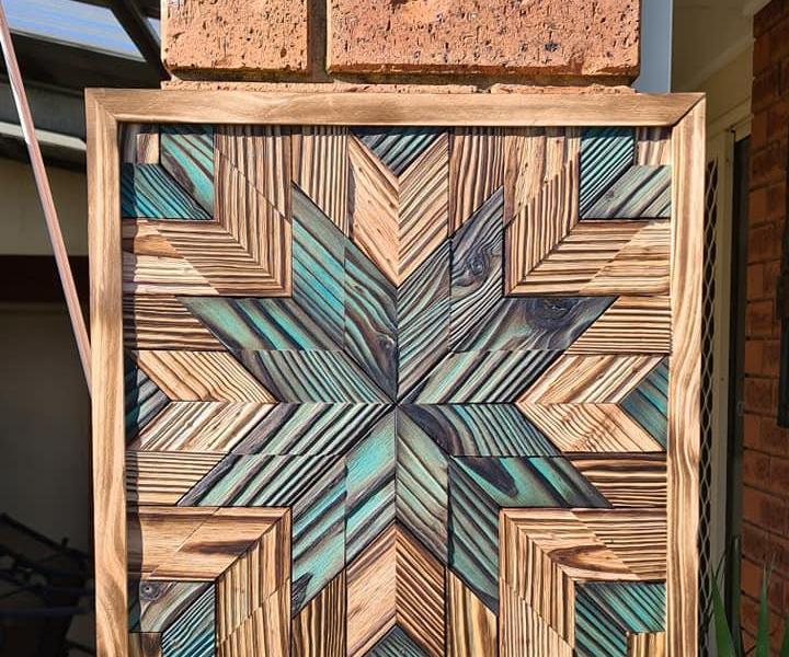 Burnt Wood Wall Hanging