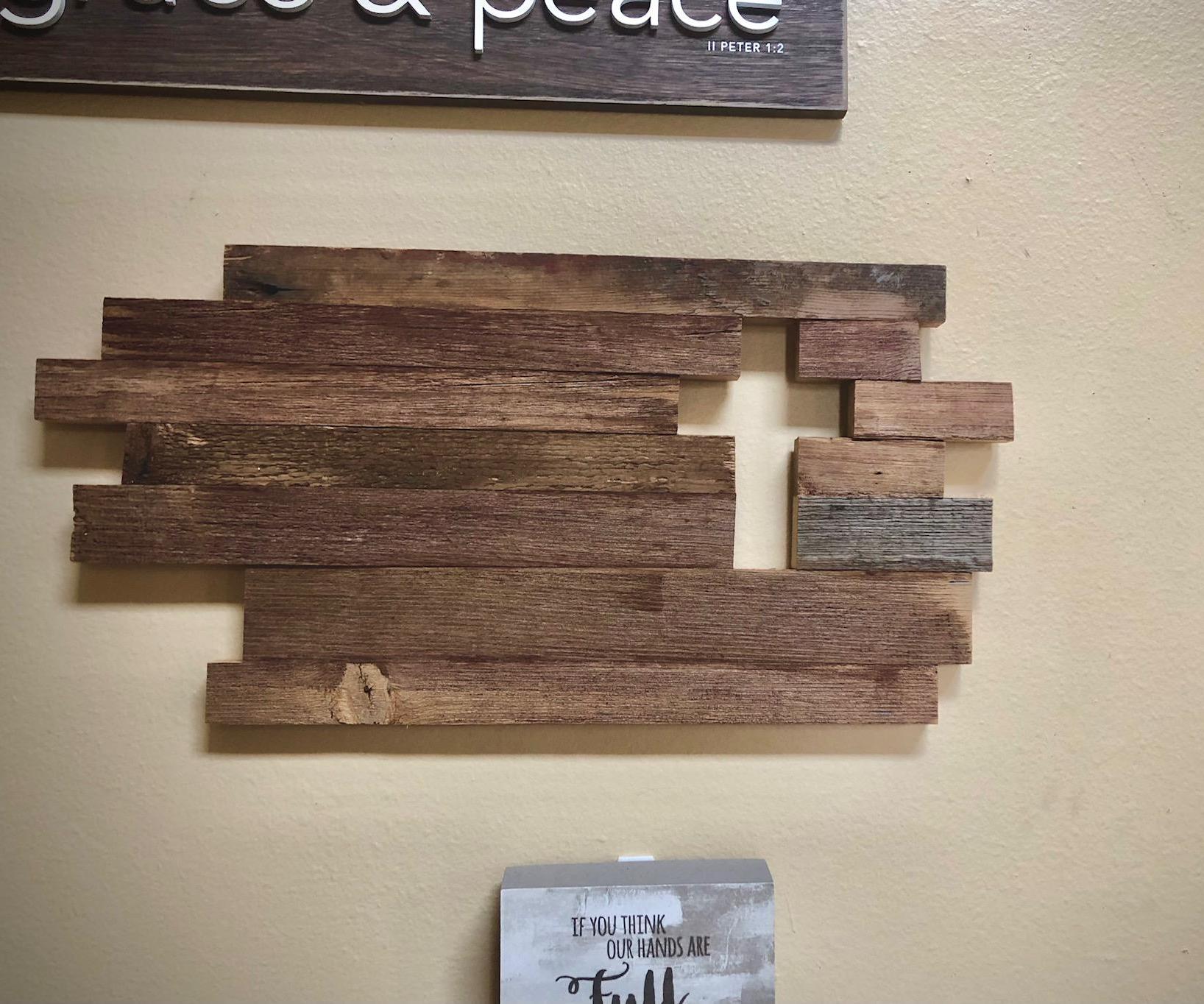 Wooden Cross Wall Hanger