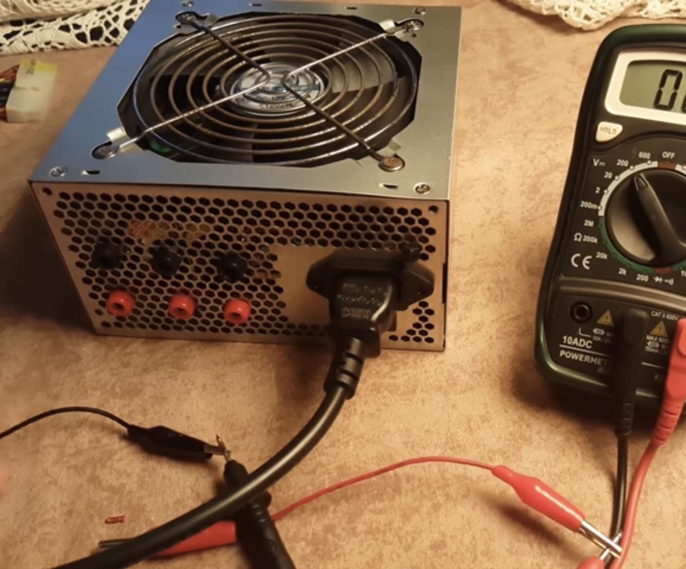 Alimentatore Da Banco Da Vecchio Alimentatore Pc