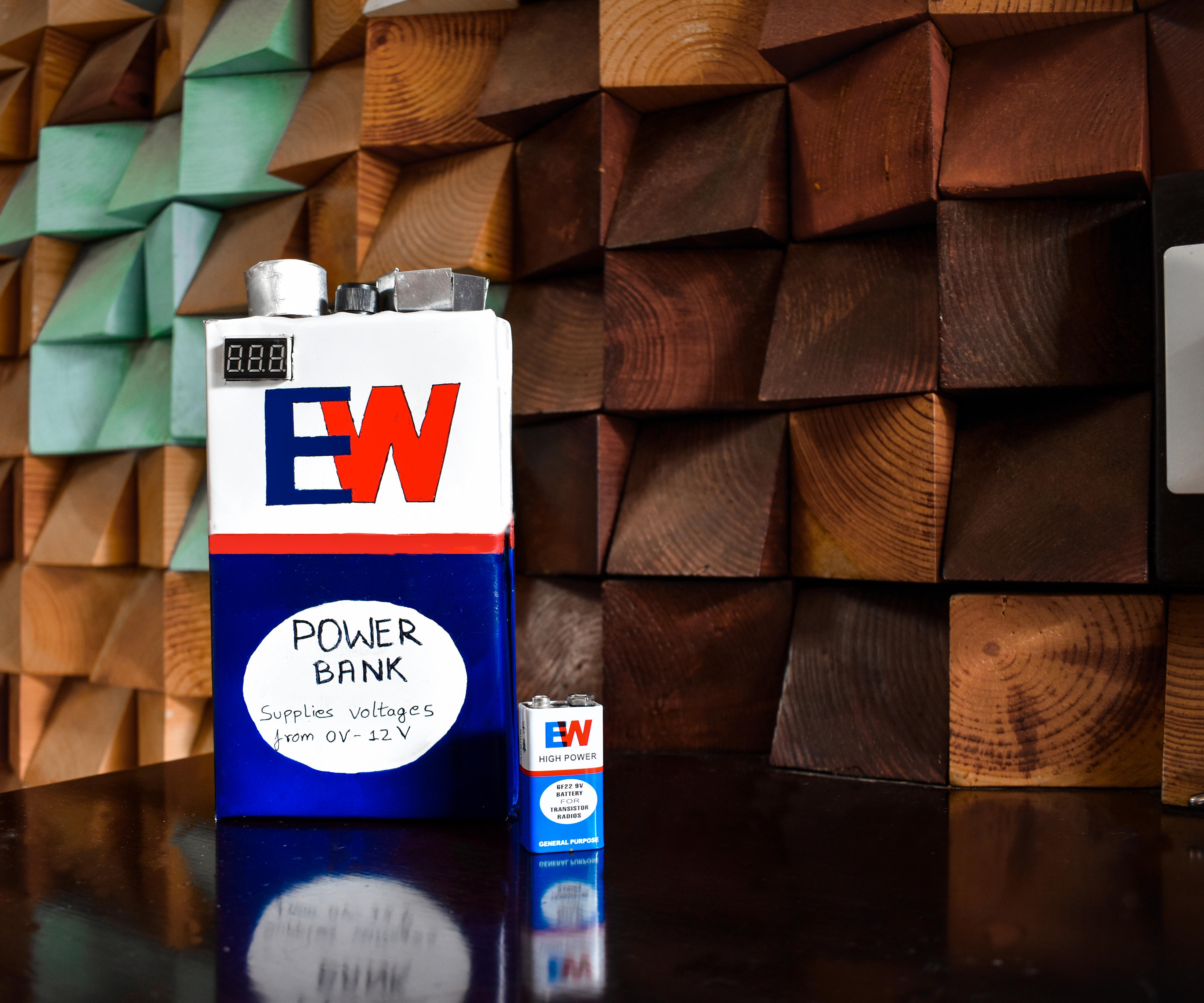 Working Supersize 9 Volt Battery Made From Old Lead Acid Cells