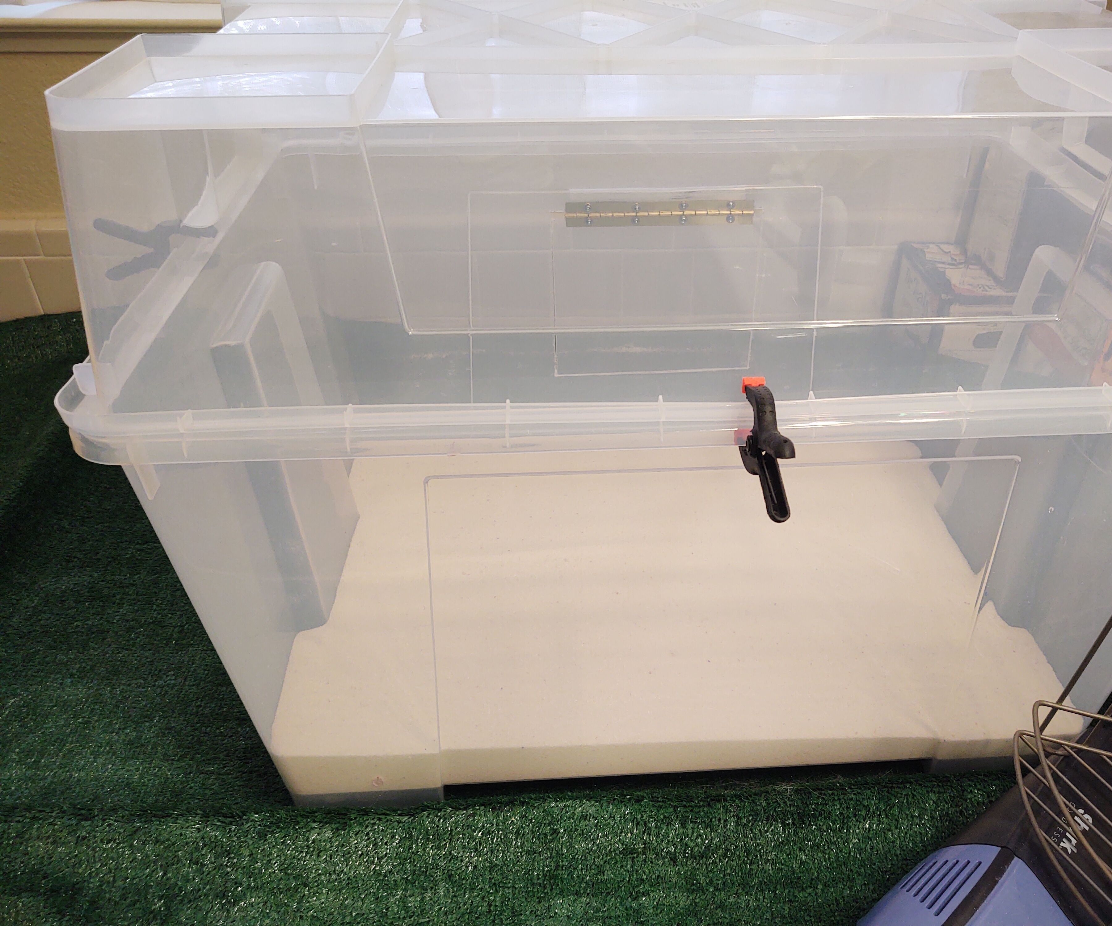 Extra Large Cat Box With Custom Flap