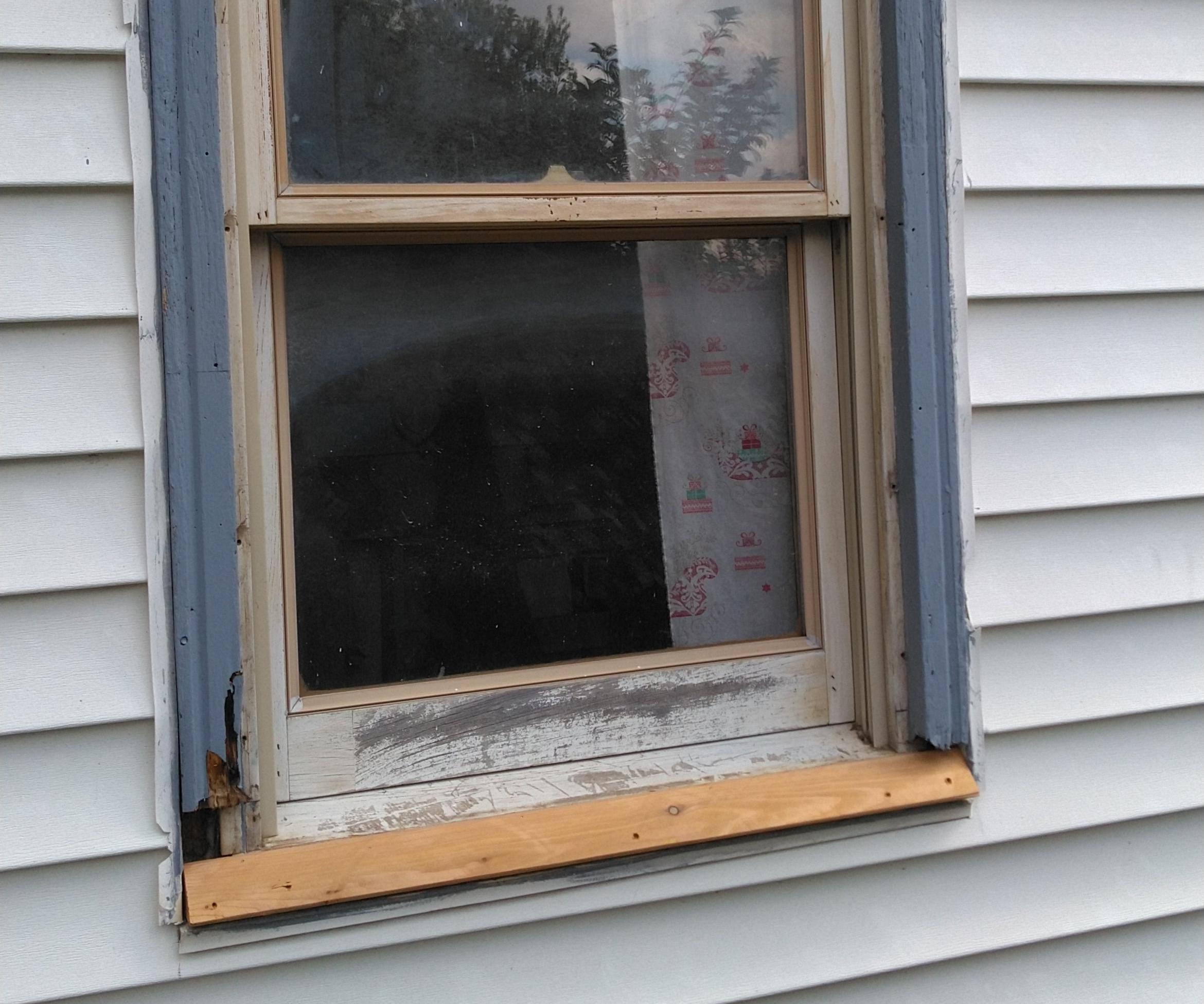 Simple Cedar Window Trim
