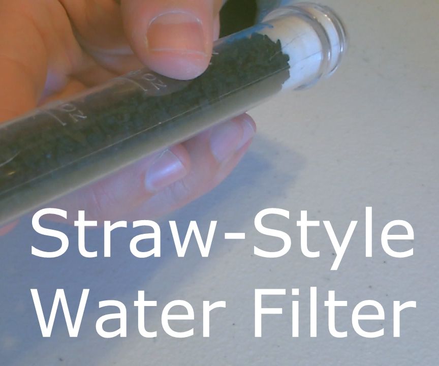 Water Filter - the DIY (Straw-Style) Water Filter! - Survival/SHTF Water Filter - Easy DIY